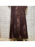 FUZZI 100% Polyamide 80% Polyamide 20% Elastane Animal Print Brown Cocktail Dress Size S - photo 7