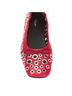 Golden Goose Print Red Flats Size 7 - photo 1