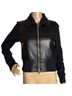 3.1 Phillip Lim 100% Lambskin 93% Wool 7% Elastane Black Blue Jacket Size 2 - photo 2