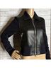 3.1 Phillip Lim 100% Lambskin 93% Wool 7% Elastane Black Blue Jacket Size 2 - photo 3
