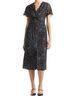 St. John Floral Black Cocktail Dress Size 6 - photo 1