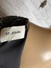 St. John Floral Black Cocktail Dress Size 6 - photo 12