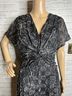 St. John Floral Black Cocktail Dress Size 6 - photo 13
