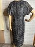 St. John Floral Black Cocktail Dress Size 6 - photo 11