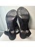 Pedro Garcia 100% Suede Polka Dots Solid Black Heels Size 8 1/2 - photo 11