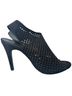 Pedro Garcia 100% Suede Polka Dots Solid Black Heels Size 8 1/2 - photo 1