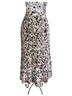 Ellison 100% Polyester Animal Print Black White Casual Skirt Size S - photo 1