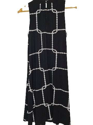 Nine West Chain Print Midi Dress Casual Dress (view 2)