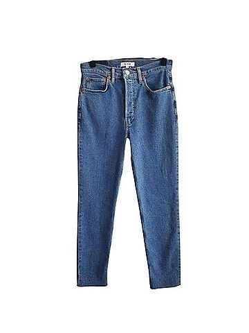 RE/DONE 90s High Rise Ankle Crop Skinny Jeans Jeans (view 1)
