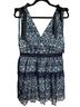 Self-Portrait 100% Polyester Blue Cocktail Dress Size 10 - photo 3