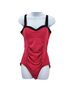 Calia Solid Pink Black One Piece Swimsuit Size M - photo 1