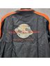 Harley Davidson 100% Nylon Solid Black Orange Jacket Size M - photo 4