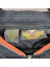 Harley Davidson 100% Nylon Solid Black Orange Jacket Size M - photo 8