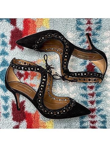Aquazzura Theo Studs 75 Heels (view 1)