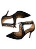 Aquazzura 100% Suede Black Heels Size EU 37 - photo 2