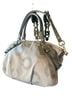 Coach Solid Gray Leather Shoulder Bag One size - photo 2