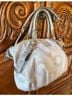 Coach Solid Gray Leather Shoulder Bag One size - photo 4