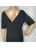 St. John 53% Wool 47% Rayon 100% Leather 94% Silk 6% Spandex Black Casual Dress Size 10 - photo 6
