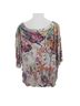 Tiny 100% Polyester 100% Rayon Floral Multi Color T-Shirt Size 2X - photo 2