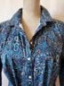 UNTUCKit Paisley Blue Casual Dress Size 14 - photo 5