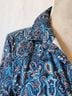 UNTUCKit Paisley Blue Casual Dress Size 14 - photo 15