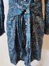 UNTUCKit Paisley Blue Casual Dress Size 14 - photo 6