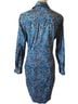 UNTUCKit Paisley Blue Casual Dress Size 14 - photo 2