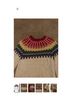 Saylor Fair Isle Ivory Red Casual Sweaters Size XS - photo 5