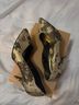Beau Monde Solid Gold Black Heels Size 7 - photo 5