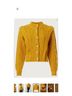 Central Park West Yellow Gold Cardigan Size XS - photo 4
