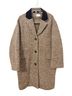 DÔEN 100% Wool Houndstooth Black Gray Coat Size XS - photo 1