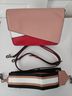 Botkier 100% Leather Color Block Pink Red White Crossbody Bag One size - photo 6