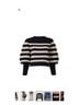 Sea New York Stripes Blue Ivory White Pullover Sweater Size XS - photo 4