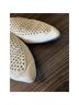 Paige 100% Leather White Flats Size 7 1/2 - photo 3