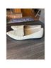 Paige 100% Leather White Flats Size 7 1/2 - photo 6