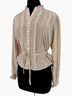 DÔEN 100% Silk Floral Multi Color Long Sleeve Blouse Size S - photo 9