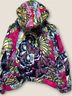 Free People 100% Polyester 100% Polyester 100% Polyester Print Red Black Jacket Size M - photo 11