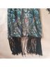 Original Anthony Paisley Green Black Kimono Size 1X - photo 9