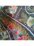 Original Anthony Paisley Green Black Kimono Size 1X - photo 6
