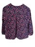 J.Crew Floral Multi Color Long Sleeve Blouse Size S - photo 2