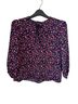 J.Crew Floral Multi Color Long Sleeve Blouse Size S - photo 1
