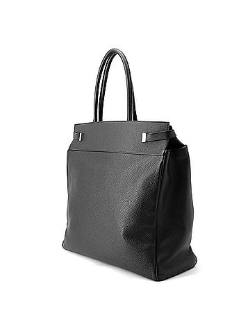Yves Saint Laurent Yves Saint Laurent Saint Laurent Paris Manhattan N S Leather Tote Bag 757302 SAINT LAURENT PARIS Handbag Black (view 2)