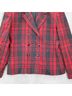 Saville Plaid Red Blue Blazer Size 4 - photo 4