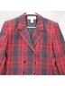 Saville Plaid Red Blue Blazer Size 4 - photo 3