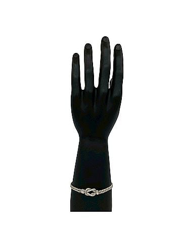 Tiffany & Co. TIFFANY&Co. Tiffany Vintage Double Rope Knot Bracelet, Sterling Silver 925, Accessory, Silver, 43854 (view 2)