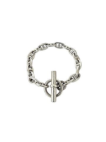 Hermès HERMES Chaine d'Ancre PM 17-link chain bracelet from the Margiela era, 925 sterling silver, item number 39742 (view 1)