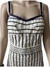 Tory Burch Stripes White Blue Casual Dress Size S - photo 1