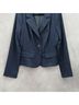 XOXO 98% Polyester 2% Spandex 100% Polyester Blue Blazer Size XL - photo 3