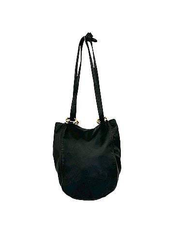 Loewe LOEWE Vintage Anagram Logo Embossed Leather Tote Bag Semi-Shoulder Black 12376 (view 1)