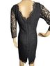 St. John Solid Black Cocktail Dress Size 4 - photo 2